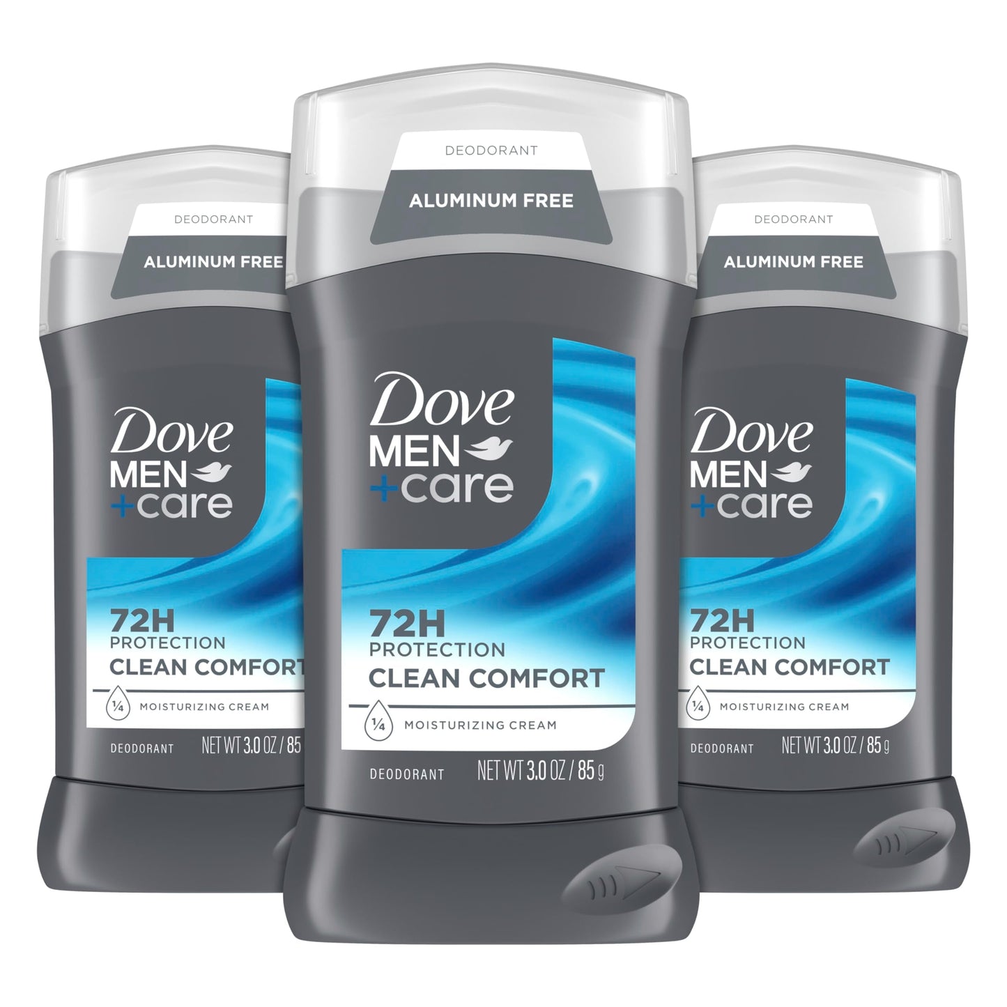 Dove Men+Care Deodorant Stick for Men Clean Comfort Pack of 2 Aluminum Free 72-Hour Odor Protection Mens Deodorant with 1/4 Moisturizing Cream 3 oz Beauty and Personal Care DOVE MEN + CARE