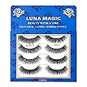 Luna Magic Linda Faux Mink Wispy Lashes with Soft Band, Reusable up to 10x, Lightweight Eye-Enhancing Design for Natural or Dramatic Eye Looks - Vegan Beauty & Personal Care LUNA MAGIC