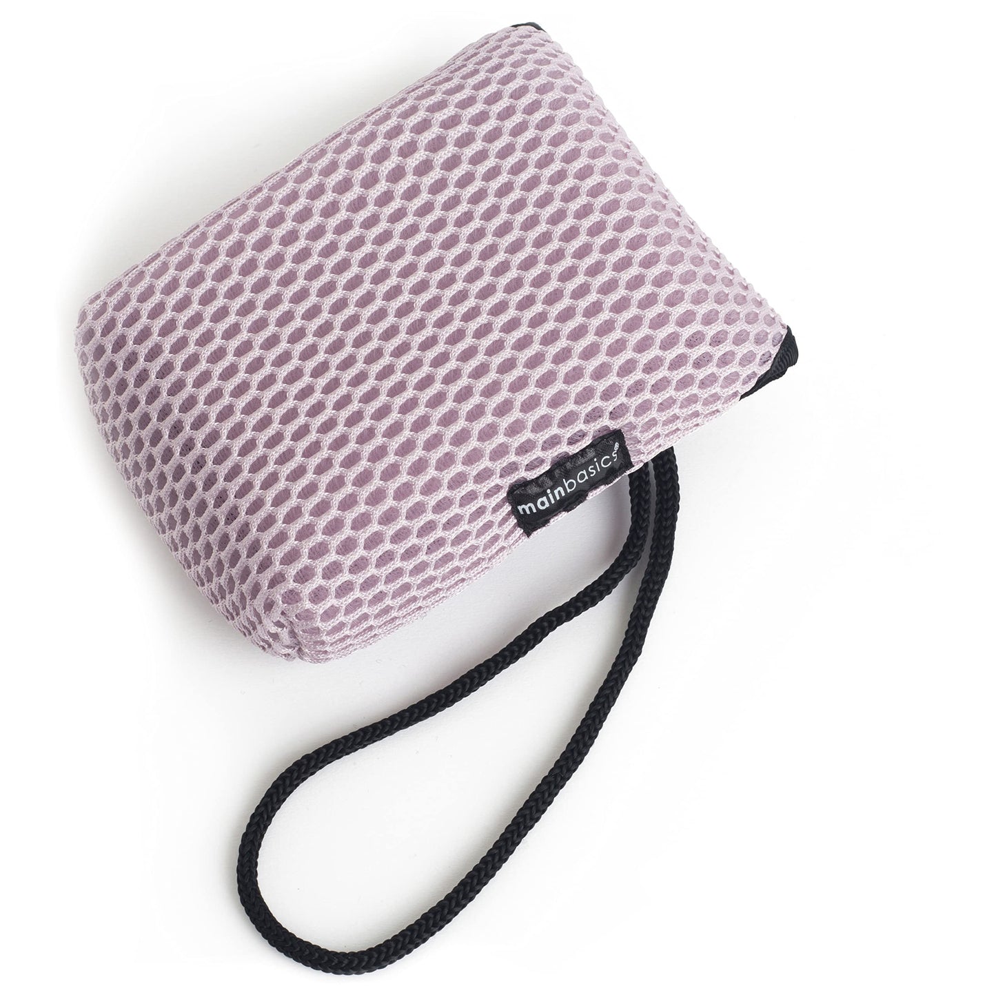 MainBasics Exfoliating Bar Soap Pouch Dual-Sided Body Scrubber - Fits Standard Size Soap Bars, Pink Beauty & Personal Care MainBasics