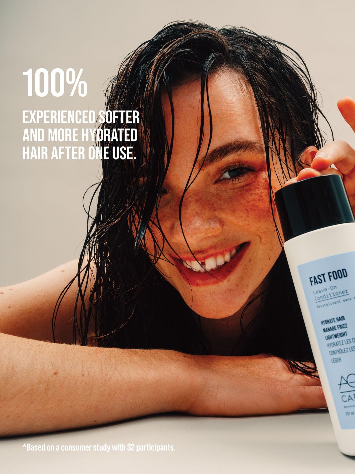 AG Care Fast Food Leave On Conditioner, 8 Fl Oz, White Beauty & Personal Care AG Care