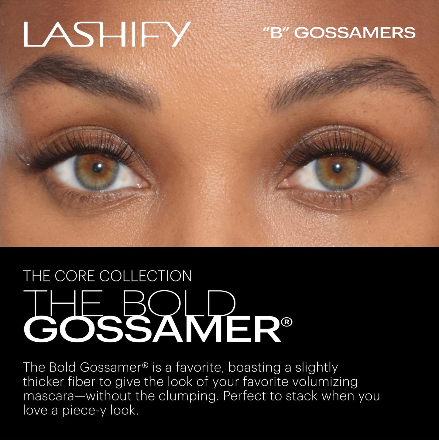 Lashify Bold 12mm Gossamer DIY Eyelash Extensions Refill, Black, Easy False Eyelashes for a Natural Look Beauty & Personal Care Lashify