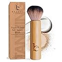 Kabuki Brush for Face - Ultra Soft Bronzer Brush for Blush, Loose Powder, Powder and Liquid Foundation & Self Tanner, Travel Friendy Makeup Blending Beauty & Personal Care Beauty by Earth