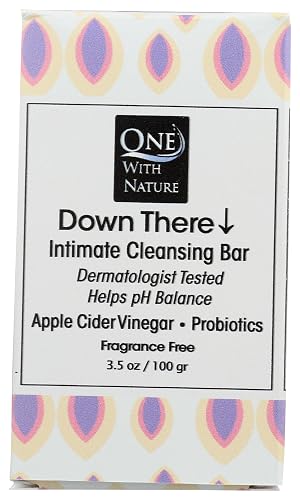 One With Nature, Soap Bar Cleansing Intimate Down There Frag Free, 3.5 Ounce Beauty & Personal Care One With Nature