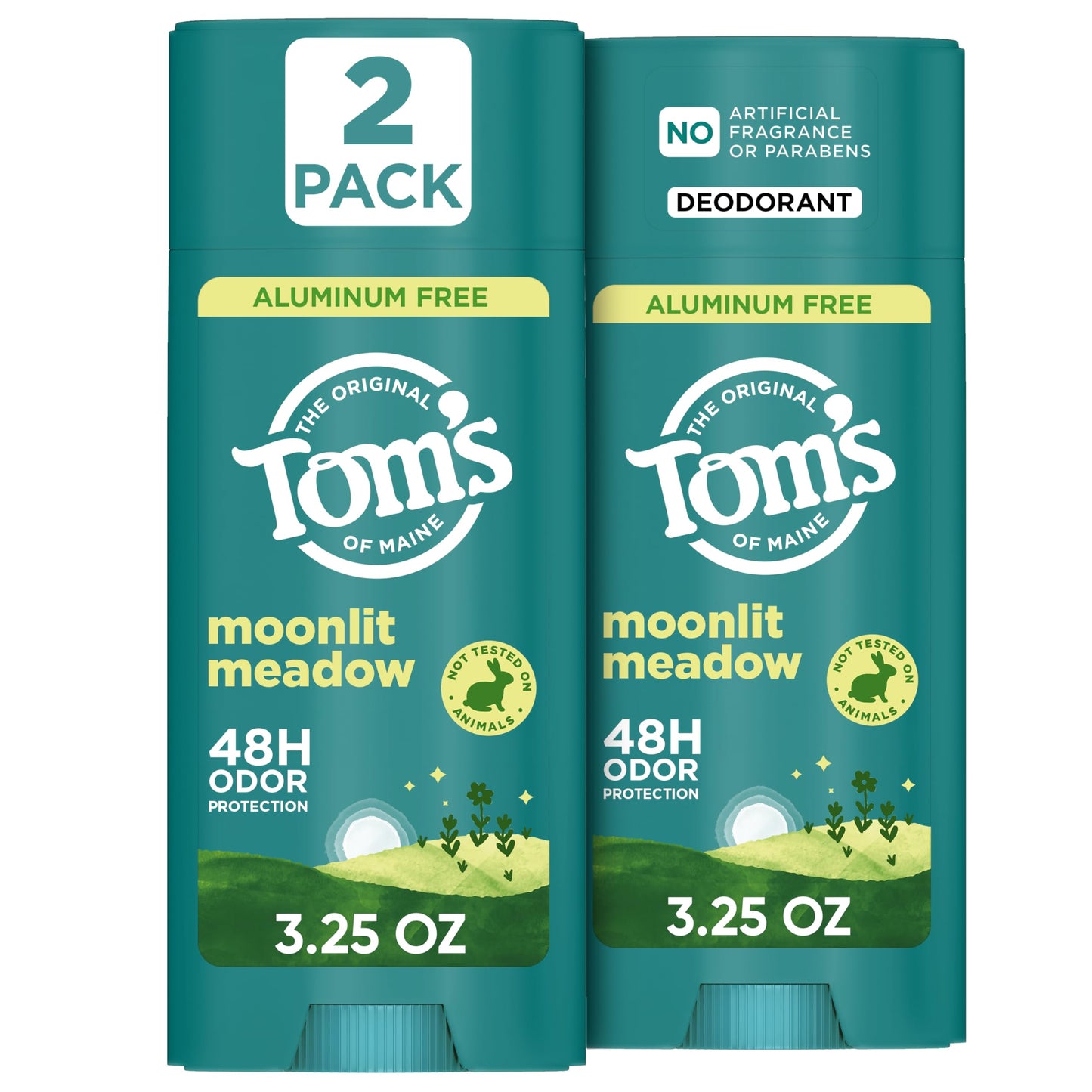 Tom’s of Maine Moonlight Meadow Natural Deodorant for Men and Women, Aluminum Free, No Artificial Fragrances, Dyes, or Preservatives, Baking Soda Beauty and Personal Care Tom's of Maine