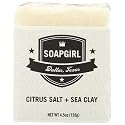 SOAPGIRL Citrus Salt Sea Clay Soap, 4.5 OZ Beauty & Personal Care Soapgirl
