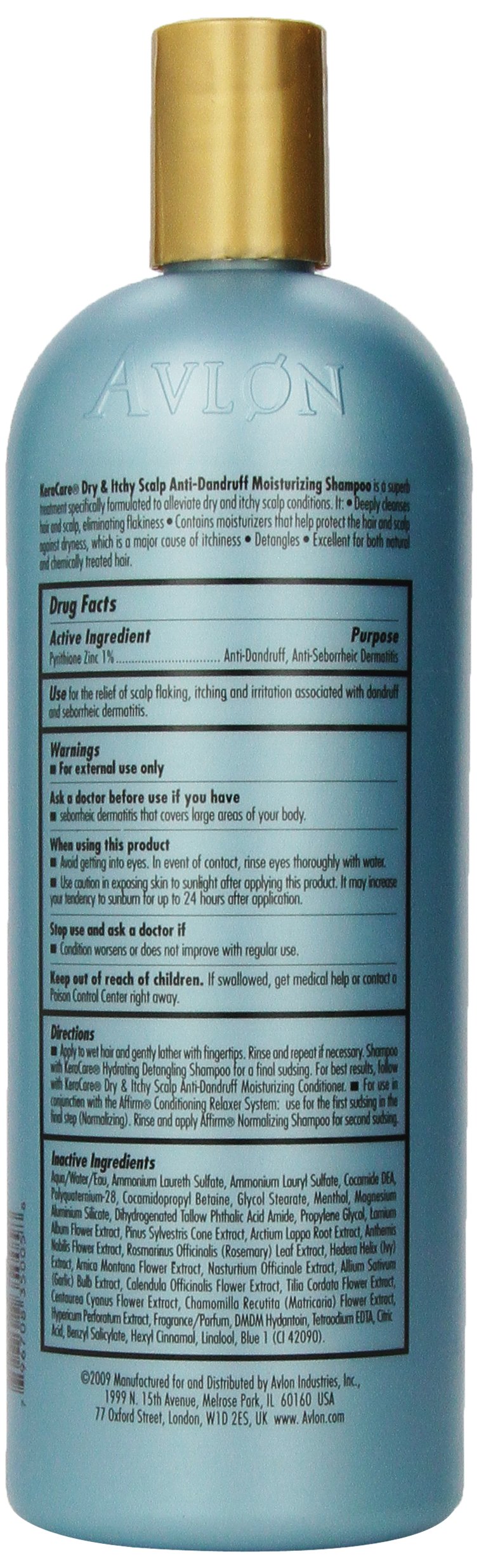 Avlon Dry and Itchy Shampoo, 32 Ounce (U-HC-2616) Beauty & Personal Care Avalon Organics
