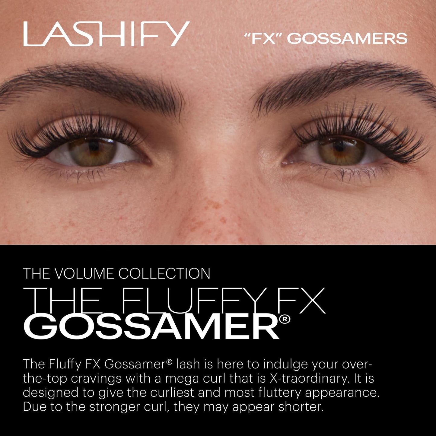 Lashify Fluffy FX 12mm Gossamer DIY Eyelash Extensions Refill, For The Most Curliest and Fluttery Appearance, Chocolate Color, Easy False Lashes Beauty & Personal Care Lashify