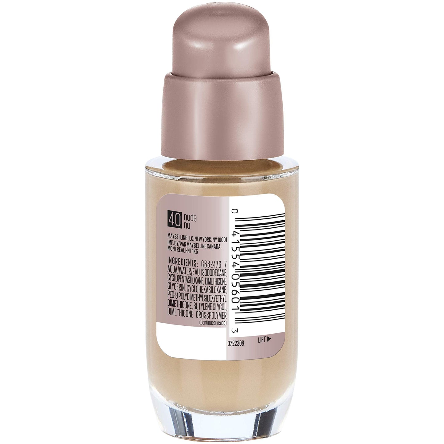 Maybelline New York Dream Satin Liquid Foundation (Dream Liquid Mousse Foundation), Nude, 1 fl. oz. Beauty & Personal Care MAYBELLINE