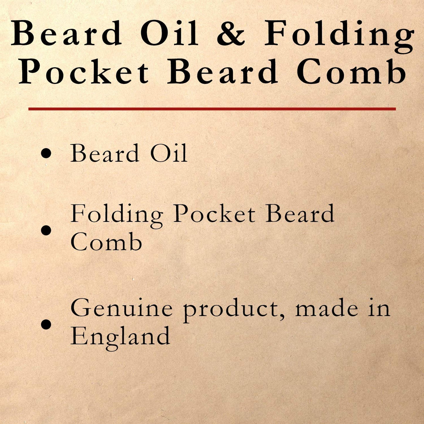 Captain Fawcett's Beard Oil (CF.332) & Folding Pocket Beard Comb (CF.82T) Gift Set - Made in England Beauty and Personal Care CAPTAIN FAWCETT