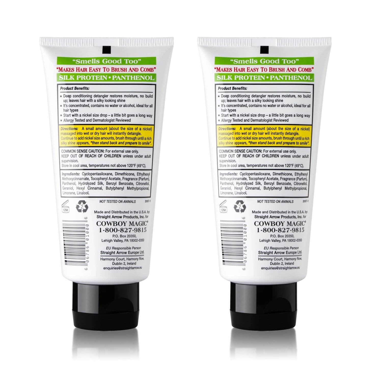 Cowboy Magic Detangler & Shine for Horse, 4 oz - 2 Pack Conditioner, White Beauty & Personal Care Cowboy Magic