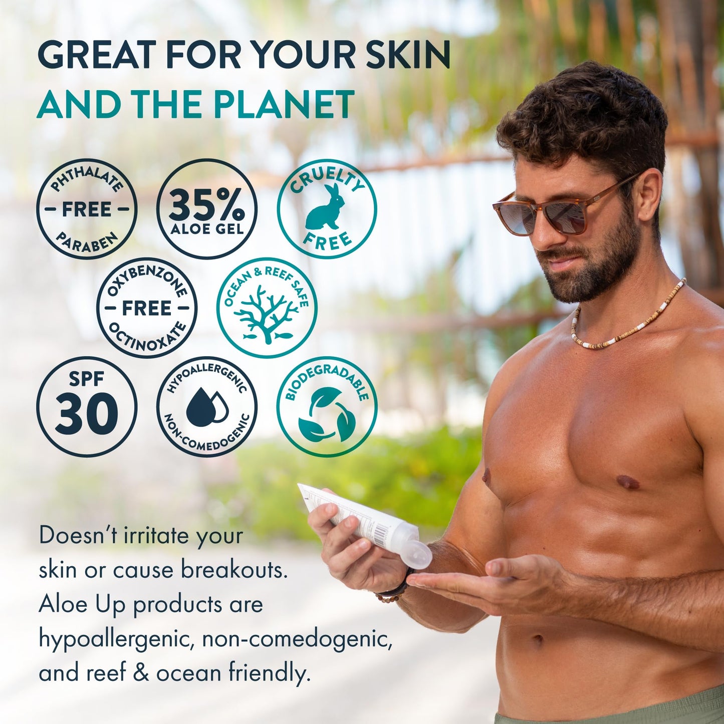 Aloe Up White Collection Sunscreen Spray SPF 30 | Broad Spectrum Sunscreen Mist for Face and Body | Aloe Vera Gel Water Resistant up to 80 Minutes | Beauty & Personal Care ALOE UP