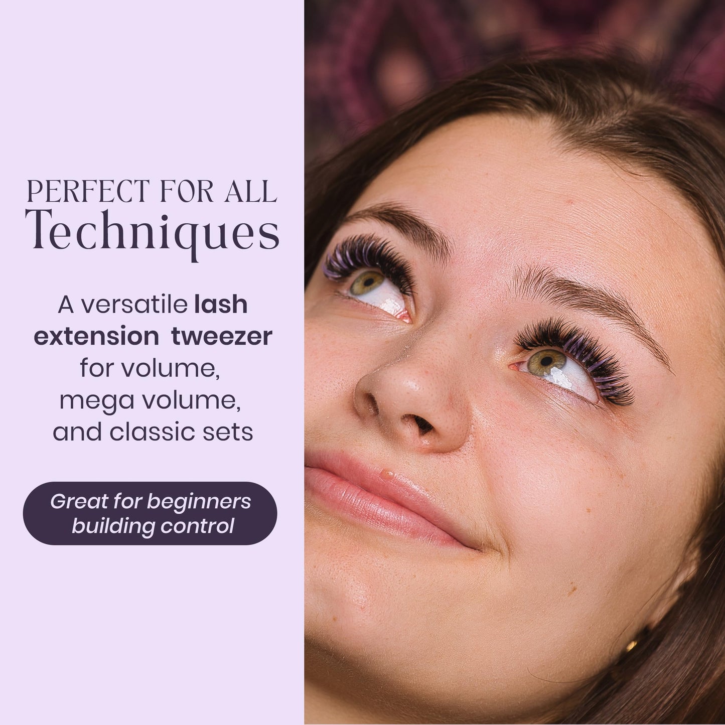 LivBay Lash Blue Magic Volume Lash Extension Tweezers, Stainless Steel Curved Tip Eyelash Extension Applicator Tool for Volume, Mega Volume & Classic Beauty and Personal Care LIVBAY