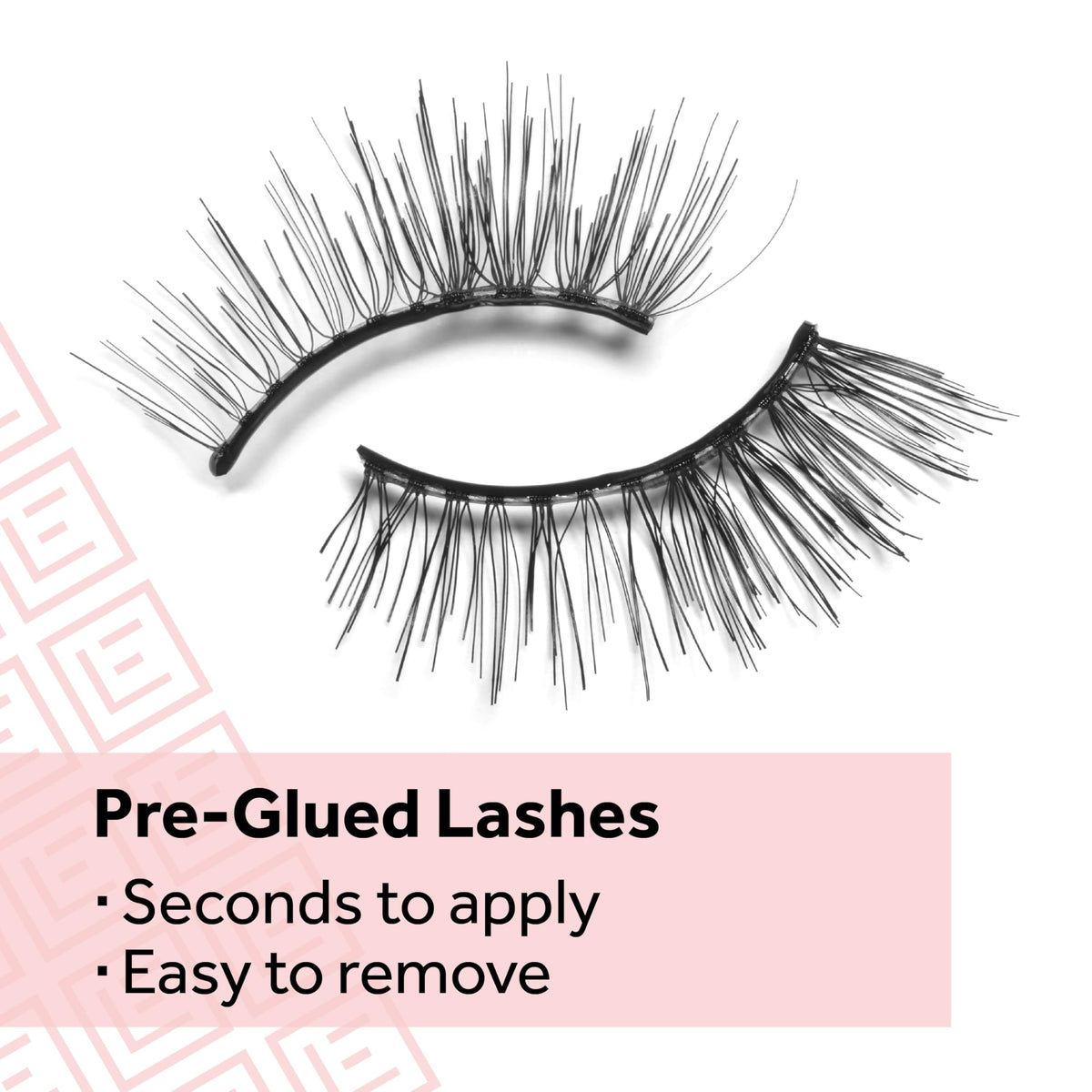 Eylure Press On Pre-Glued False Eyelashes, Light & Wispy Accent Lash, No. 003, Twin Pack Beauty & Personal Care Eylure