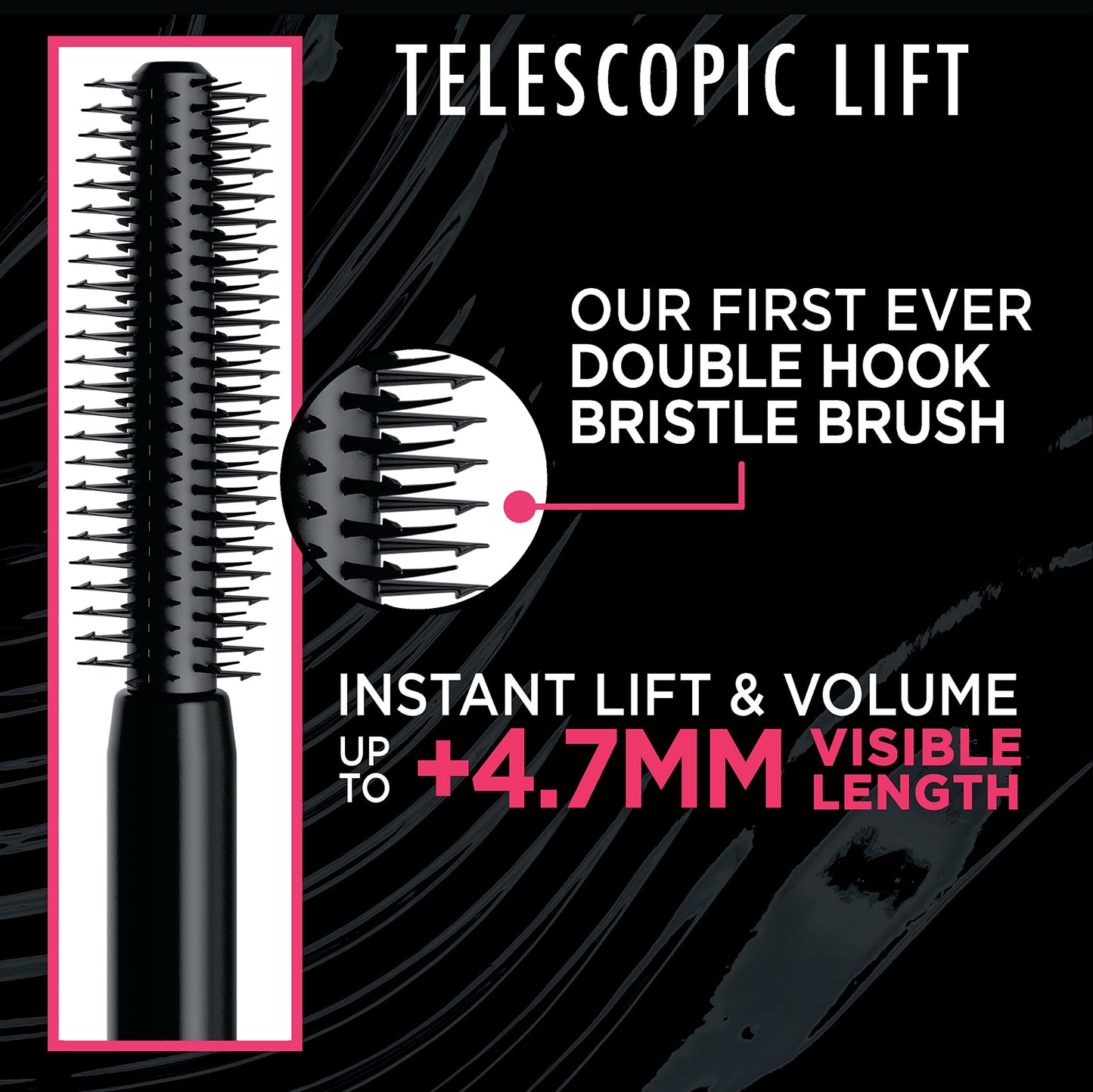 L'Oreal Paris Telescopic Lift Mascara, Lengthening and Volumizing Eye Makeup, Lash Lift with Up to 36HR Wear, Waterproof, Black, 0.33 Fl Oz Beauty & Personal Care L'Oreal Paris