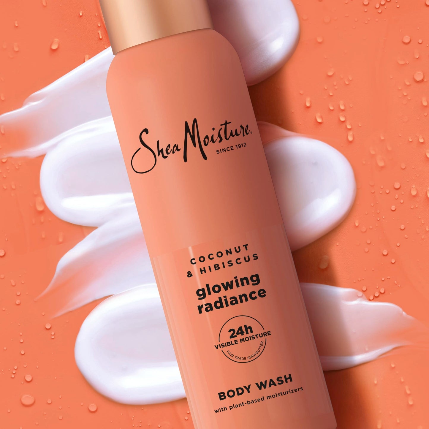 SheaMoisture Coconut Hibiscus Body Wash Glowing Radiance Glowing Radiance body wash for 24H Visible Moisture for Healthy, Glowing Skin 18 oz Beauty & Personal Care Shea Moisture