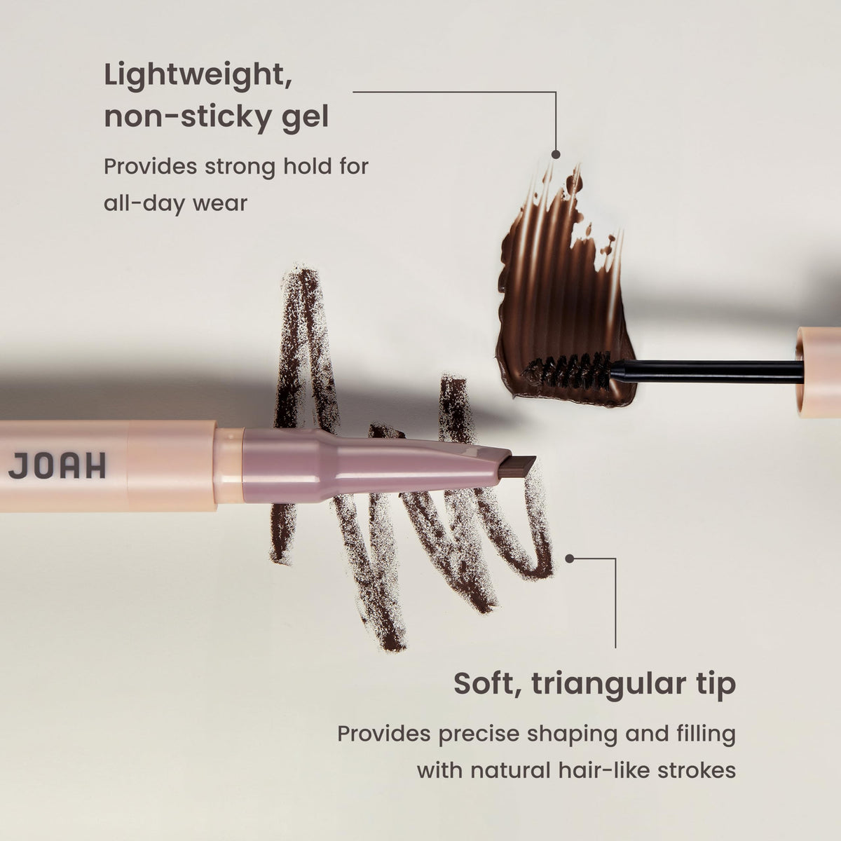 JOAH Brow Down To Me Dual Brow Pencil and Gel, Blonde Beauty & Personal Care JOAH