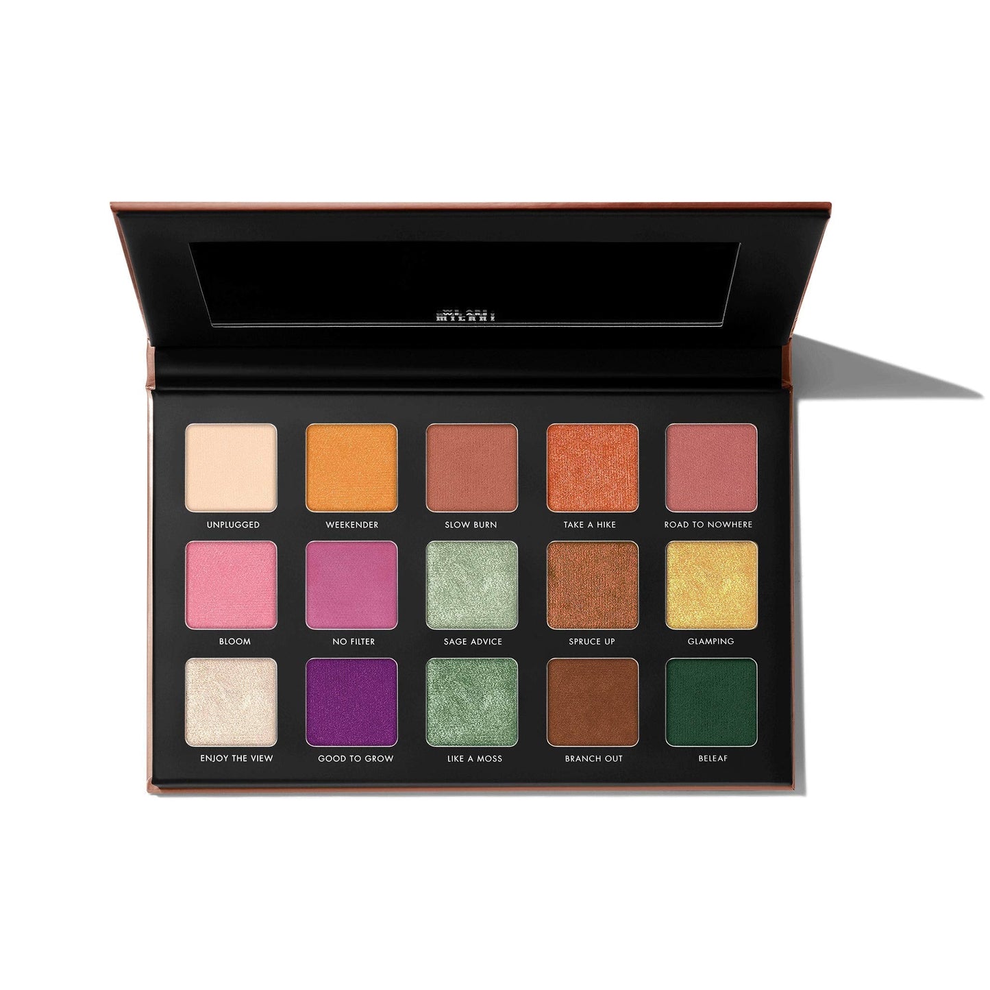 Milani Gilded Terra Eyeshadow Palette - Eye Shadow Palettes For Intense Color Pop, 15 Hyper-Pigmented Eye Shadows Beauty & Personal Care Milani