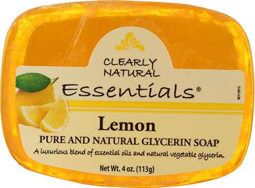 Clearly Natural Essentials Glycerine Bar Soap, Lemon, 4 Ounce Beauty & Personal Care Clearly Natural
