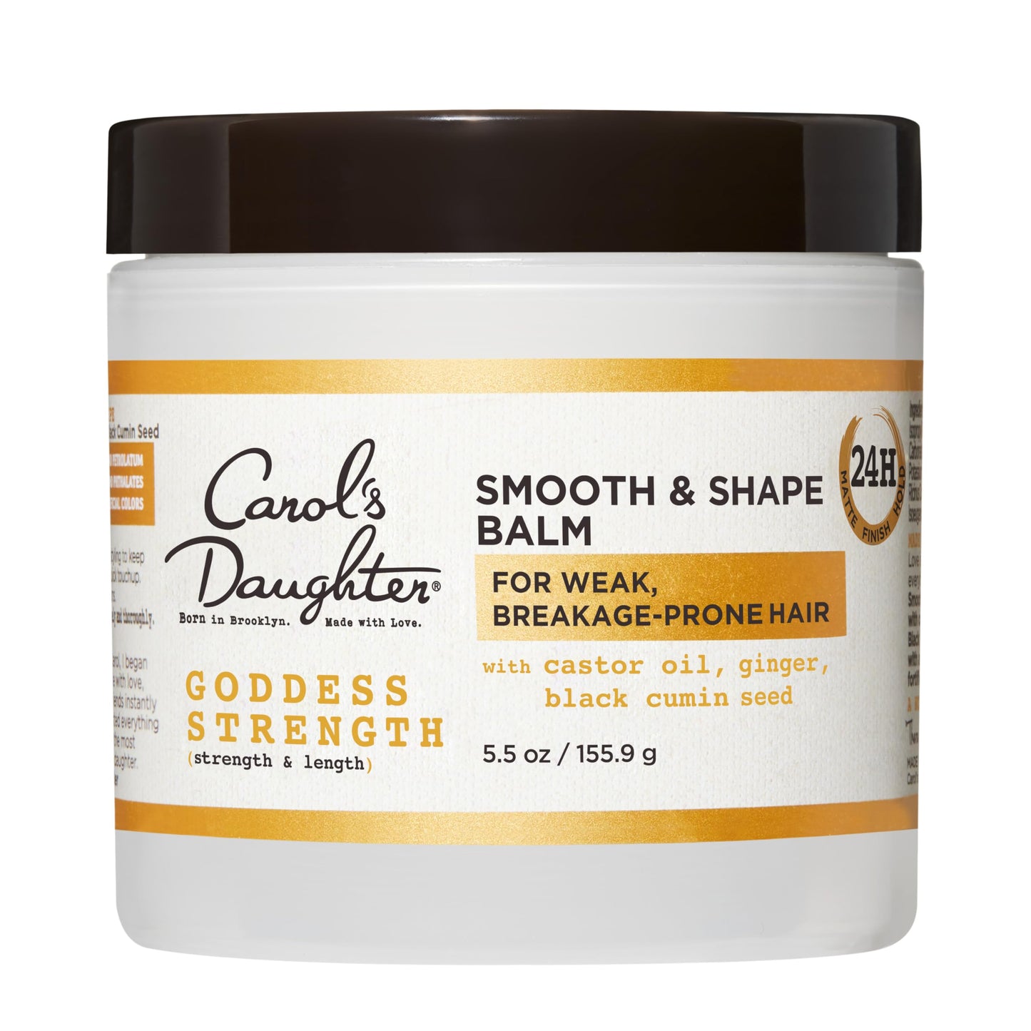 Carol's Daughter Goddess Strength Smooth and Shape Hair Balm, Hair Cream for Weak, Breakage-Prone Split Ends, 5.5 Fl Oz Beauty & Personal Care Carol's Daughter