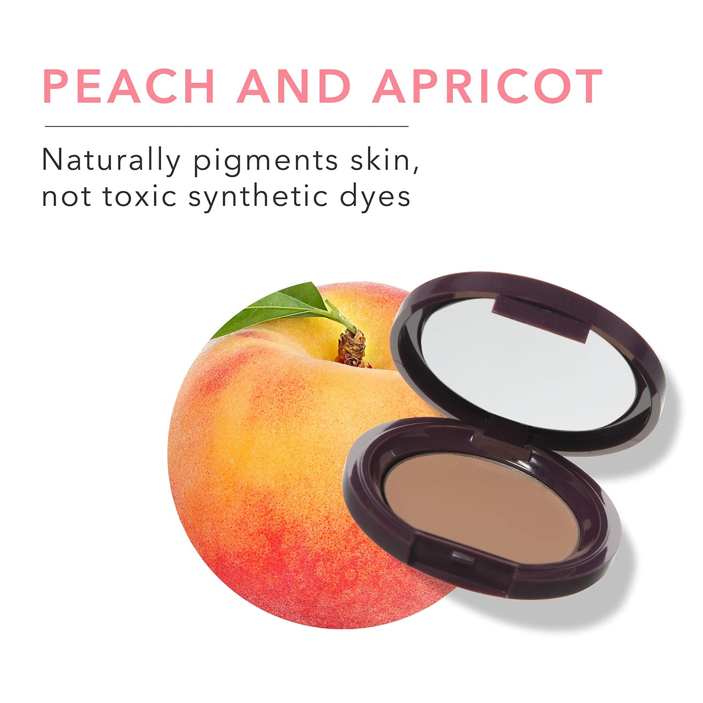 100% PURE Fruit Pigmented Long Last Compact Concealer, Toffee, Full Coverage Concealer, Diminish Dark Circles (Tan with Yellow Undertones) - 0.11oz Beauty & Personal Care 100% PURE