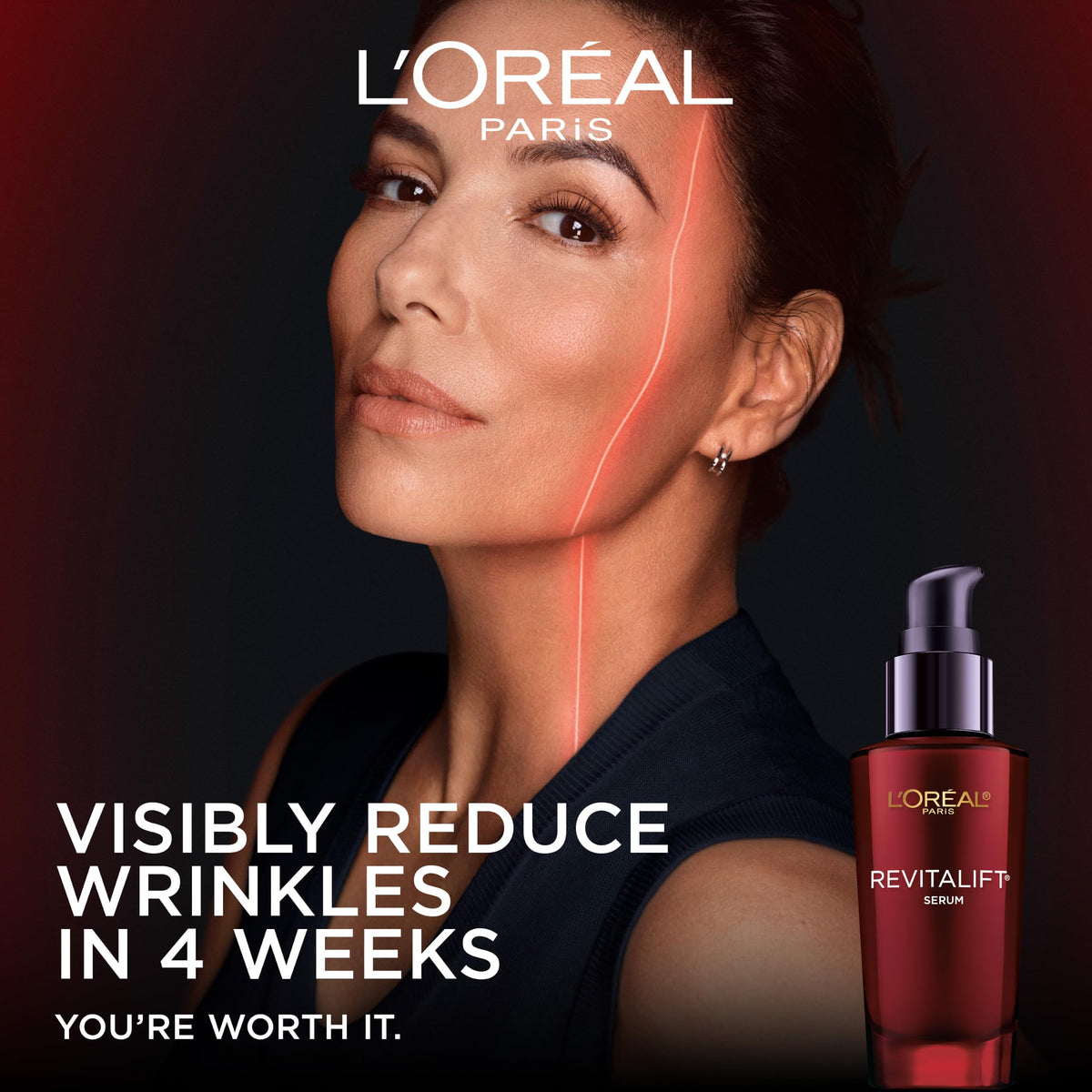 L'Oreal Paris Revitalift Triple Power Anti-Aging Concentrated Face Serum, Hyaluronic Acid and Pro-Xylane, Reduces Wrinkles 1 oz