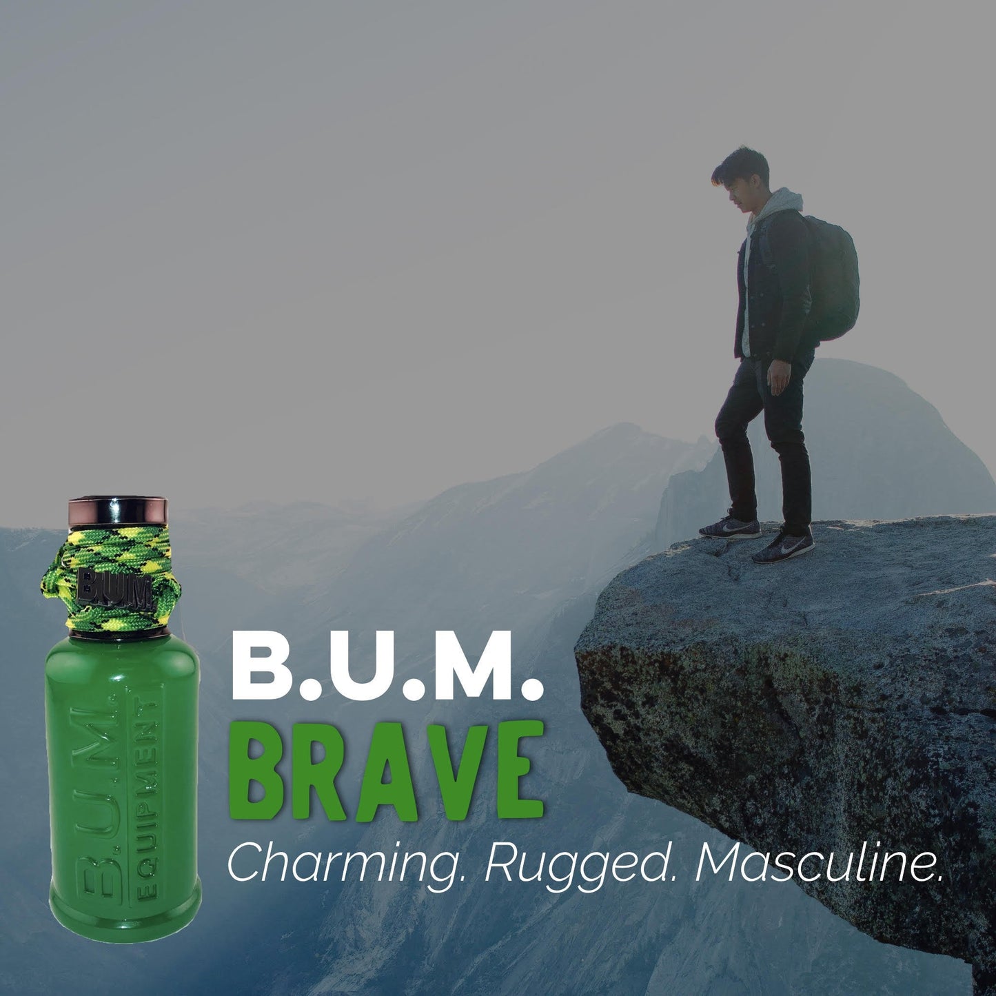BUM EQUIPMENT Eau de Toilette Spray For Men, Brave, 3.4 Fluid Ounce Beauty & Personal Care BUM EQUIPMENT