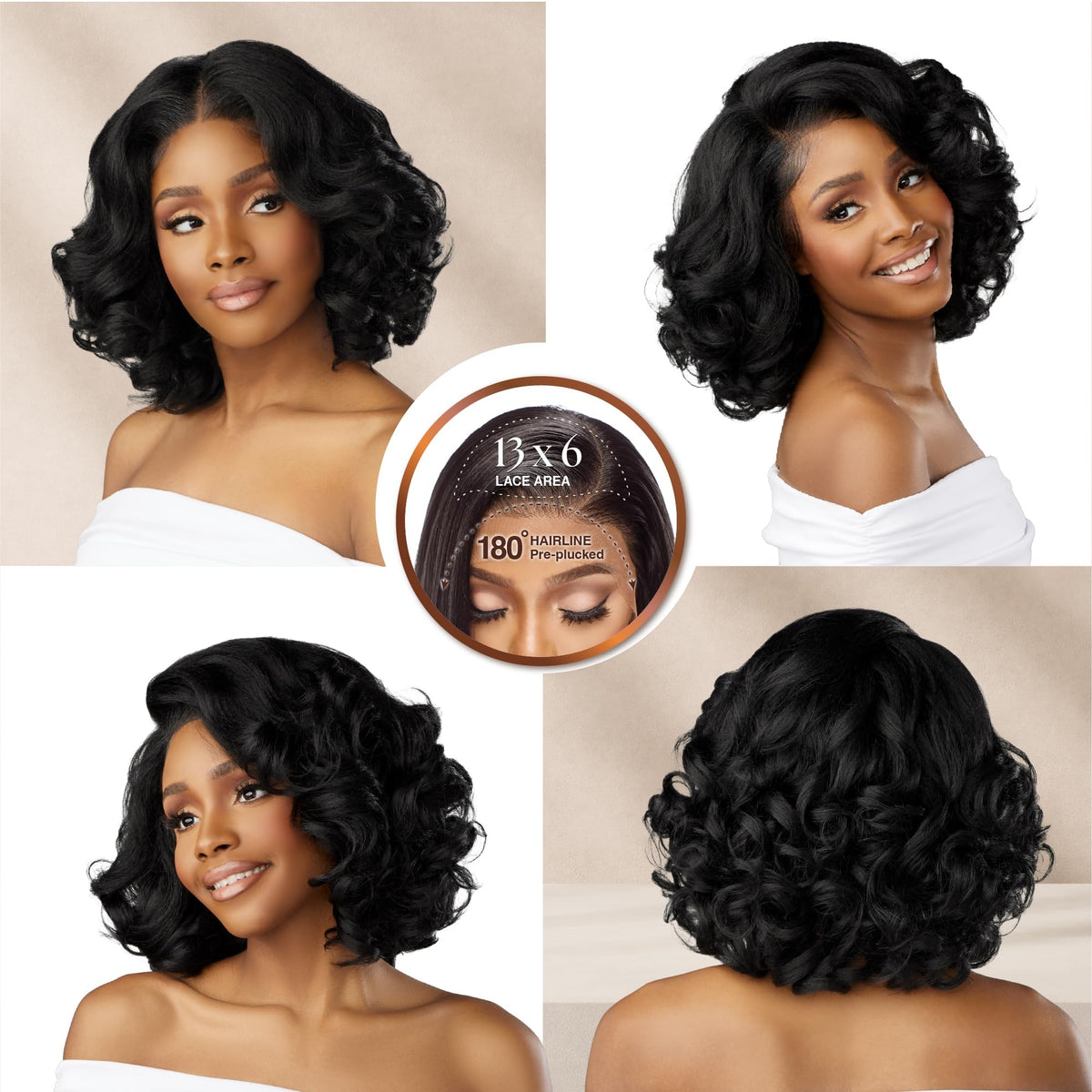 Sensationnel Bare Lace 13x6 Wig-Unit 19, LIGHTGOLDENBLONDE
