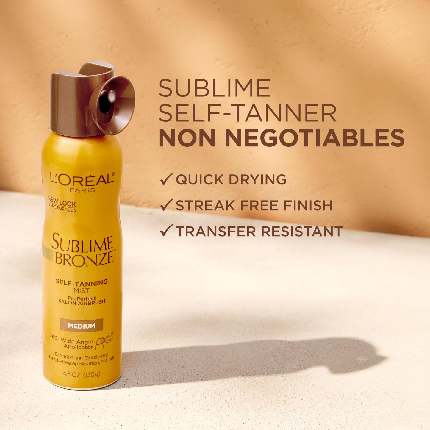 L'Oreal Paris Sublime Bronze Self Tanning Mist, Deep to Natural Spray Tan, 4.6 oz Beauty & Personal Care L'Oreal Paris