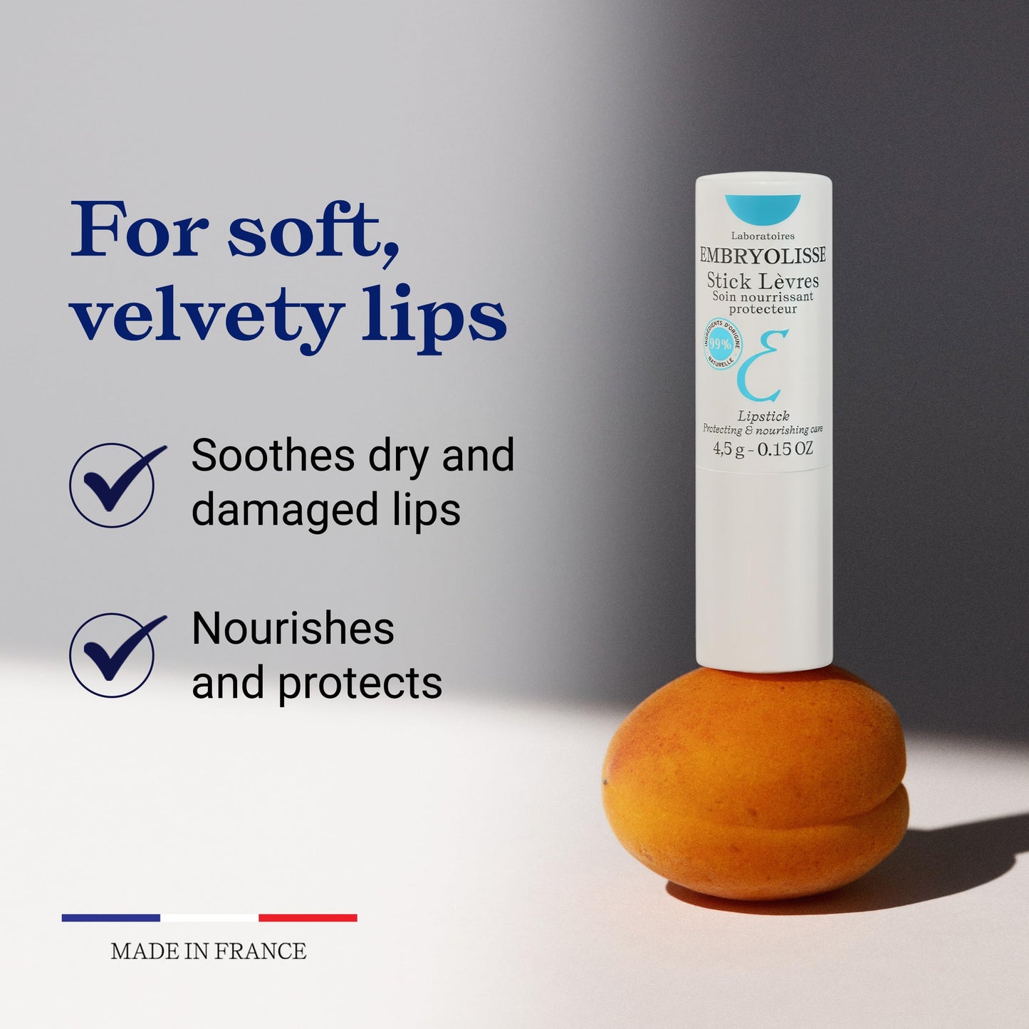 Embryolisse Protective Repair Lip Balm. Shea Butter Care for Hydration and Protection of Chapped and Dry Lips, 0.15 oz. Beauty & Personal Care Embryolisse