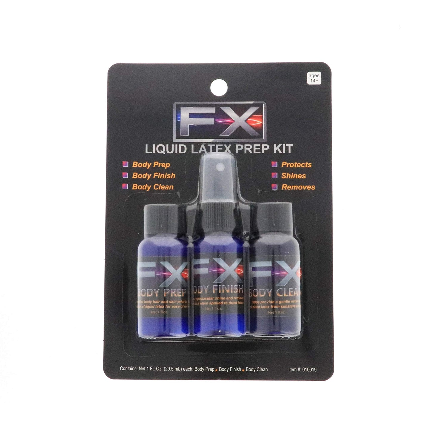 3 Bottle Latex Body Spray - for PREP, CLEAN, AND FINISH - Adults and Kids, Perfect Finish Coat Spray, Ideal for Theater, Halloween, Parties, Cosplays Beauty & Personal Care Liquid Latex Fashions