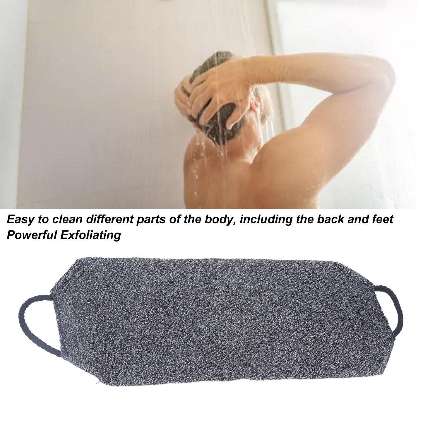 Long Bath Sponge Thickened Exfoliating Back Scrubber Nylon Bathing Sponge for Shower Room and Bath Time Skin Care Beauty and Personal Care Miriam Song