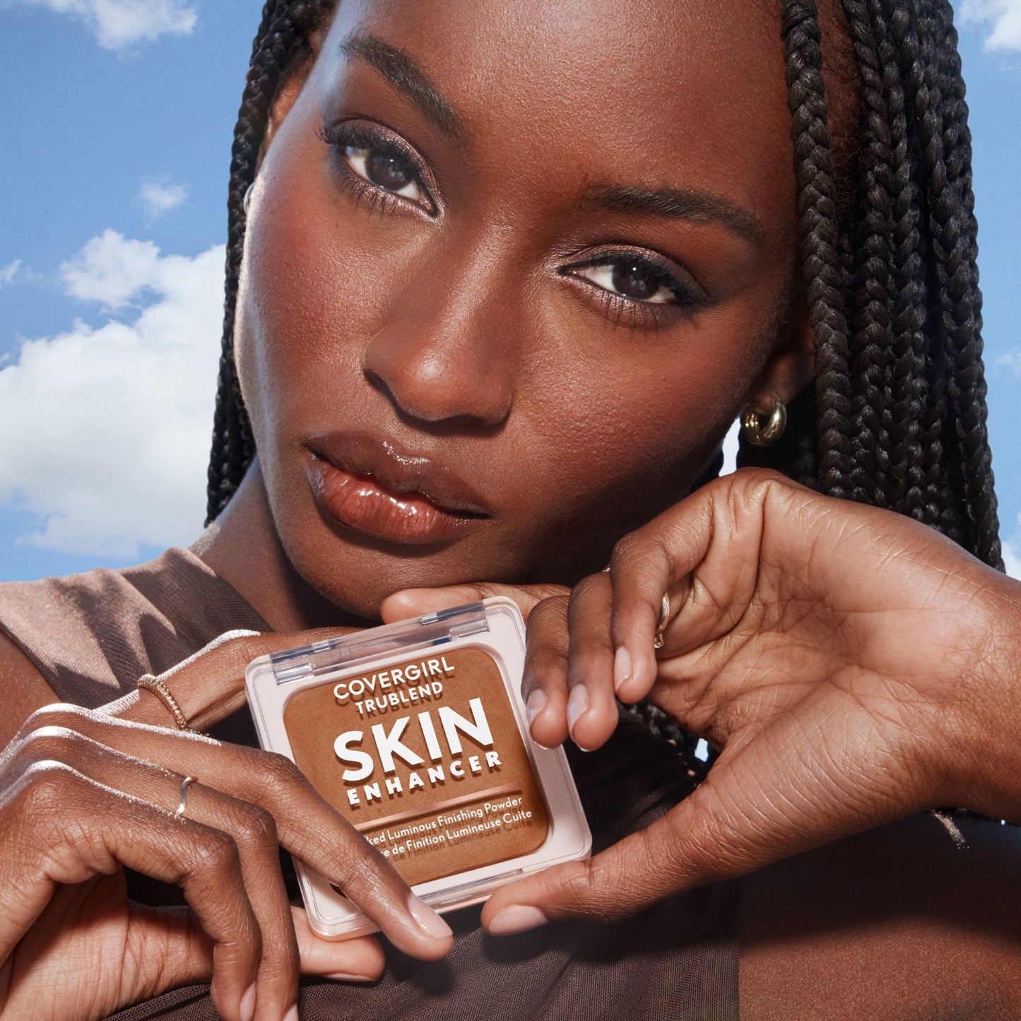 COVERGIRL TruBlend Skin Enhancer Baked Luminous Finishing Face Powder, with Hyaluronic Acid and White Rose Extract, Sheer & Buildable - 510 Beauty and Personal Care COVERGIRL
