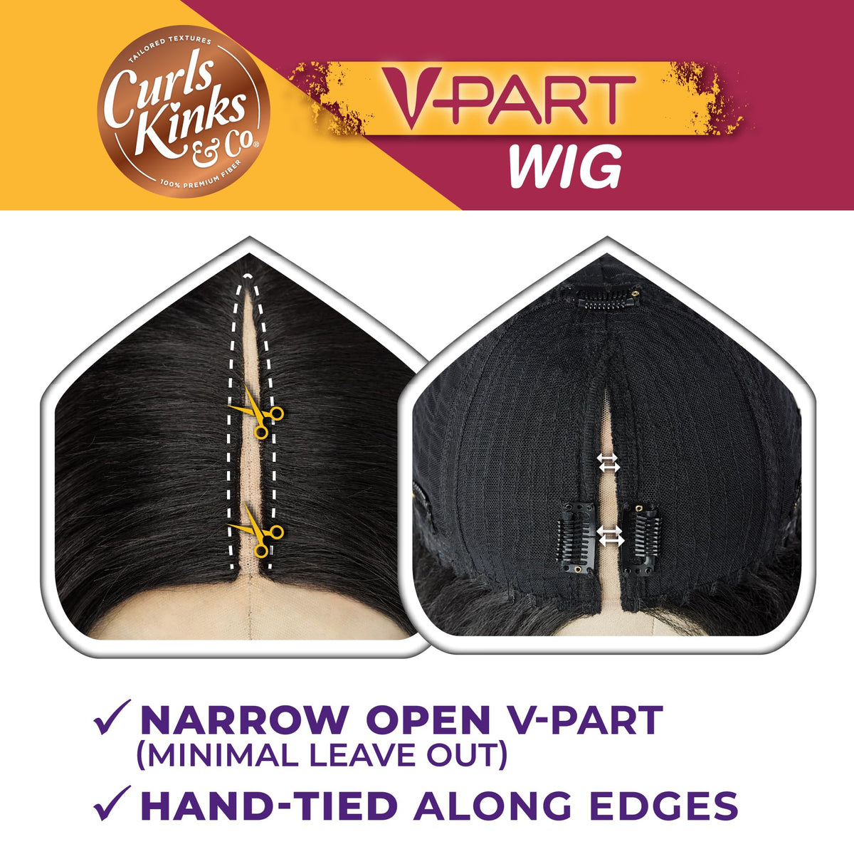 Sensationnel Curls Kinksandco Vpart Wig-Unit 2, TH1B/27