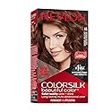 Revlon Colorsilk Beautiful Color Permanent Hair Color, Long-Lasting High-Definition Color, Shine & Silky Softness with 100% Gray Coverage, Ammonia Beauty & Personal Care REVLON