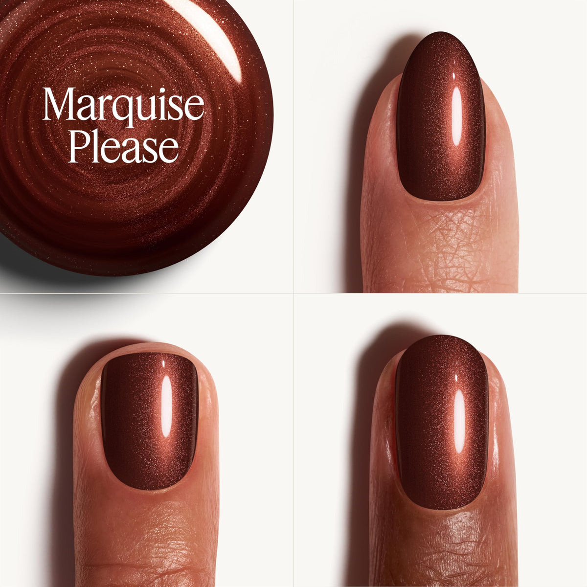essie gel couture, Long-Lasting Nail Polish, Liquid Diamonds, Bronze Pearl Brown Nail Polish, Marquise Please, 0.46 fl oz