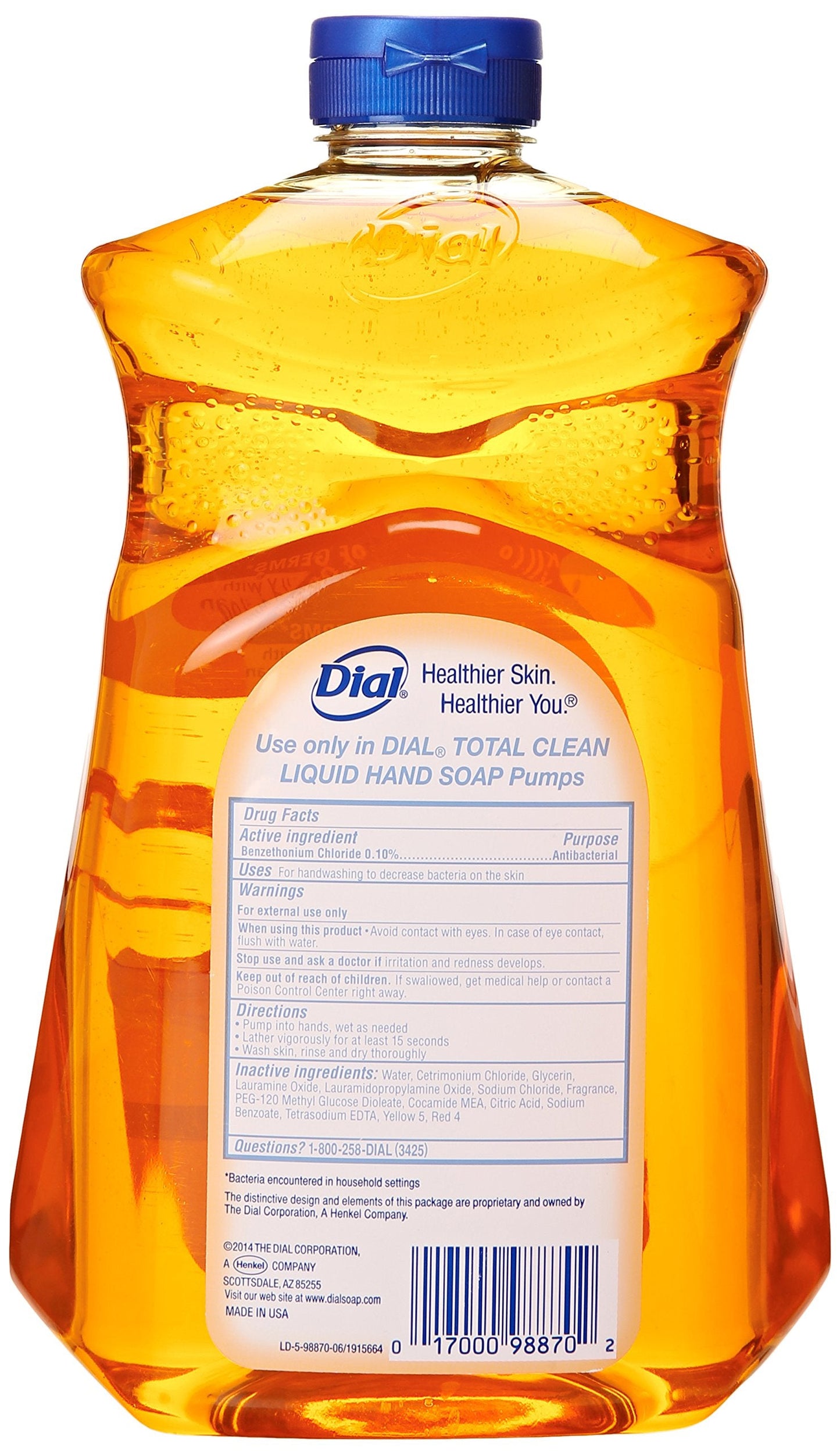 Dial Gold Antibacterial Liquid Soap with Moisturizer, 7.5 Oz Pump Bottle + 52 Oz Refill Beauty & Personal Care Dial
