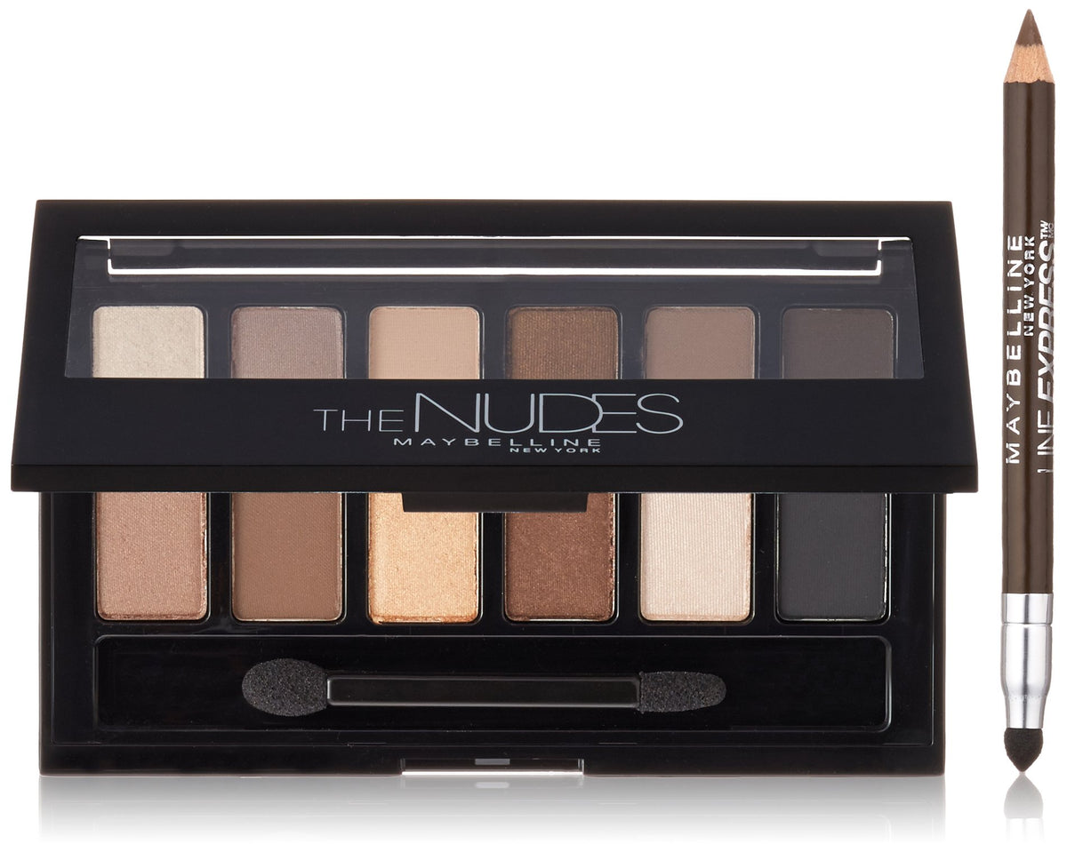 Maybelline New York Nudes Palette Shadow and Line Express Liner