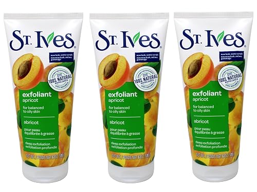 St. Ives Fresh Skin Apricot Scrub, Invigorating, Oil Free 6 Oz (Pack of 3) by St. Ives Beauty & Personal Care St. Ives