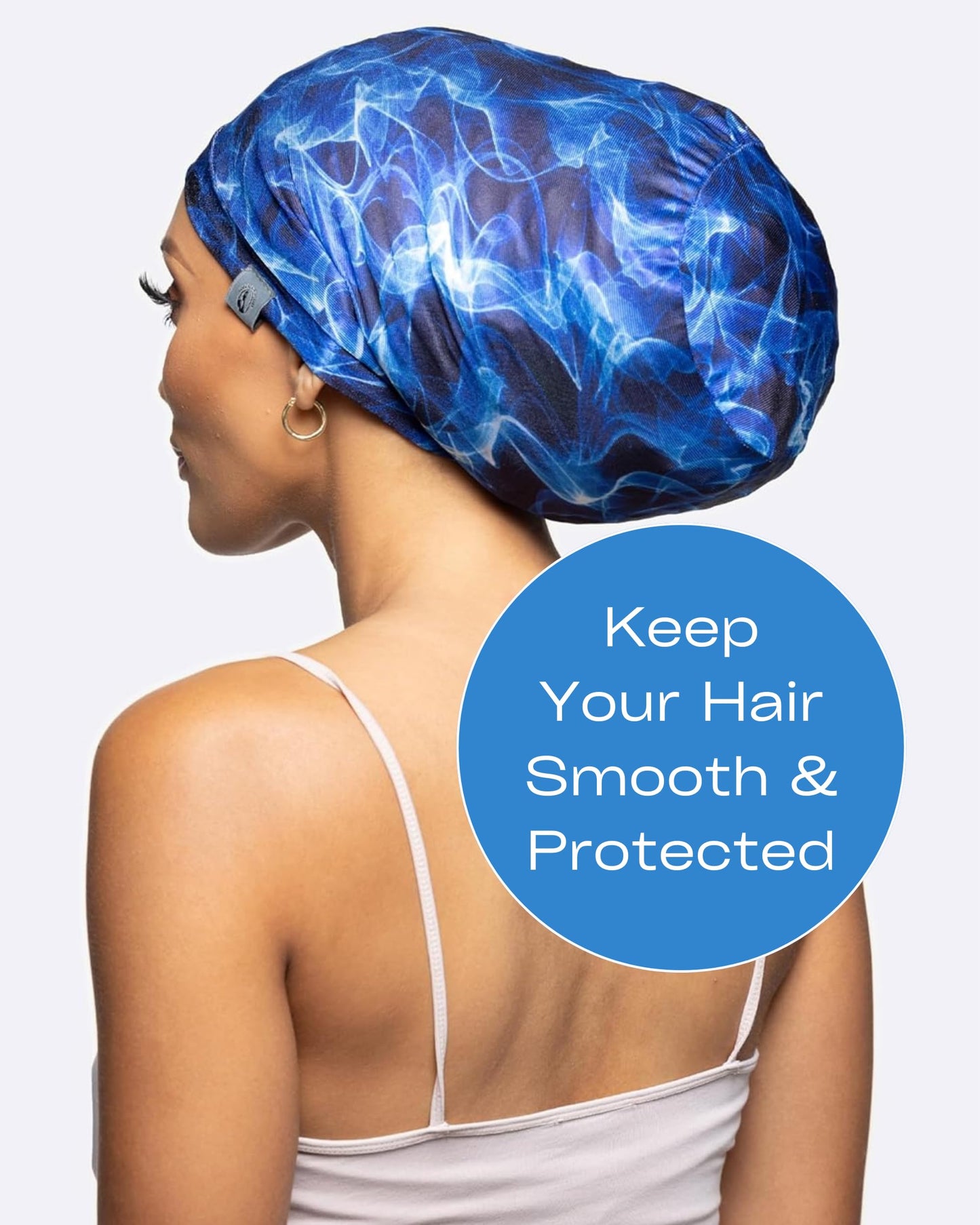 Fairy Black Mother Dreadlocks Locs Bonnet Cap for Men and Women(Blulights, Medium) Beauty and Personal Care My Fairy Black Mother
