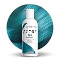 Adore Semi Permanent Hair Color (168 Emerald) | Vegan & Cruelty-Free Green Hair Dye | No Ammonia, No Peroxide, No Alcohol | 4 Fl Oz Beauty & Personal Care Adore