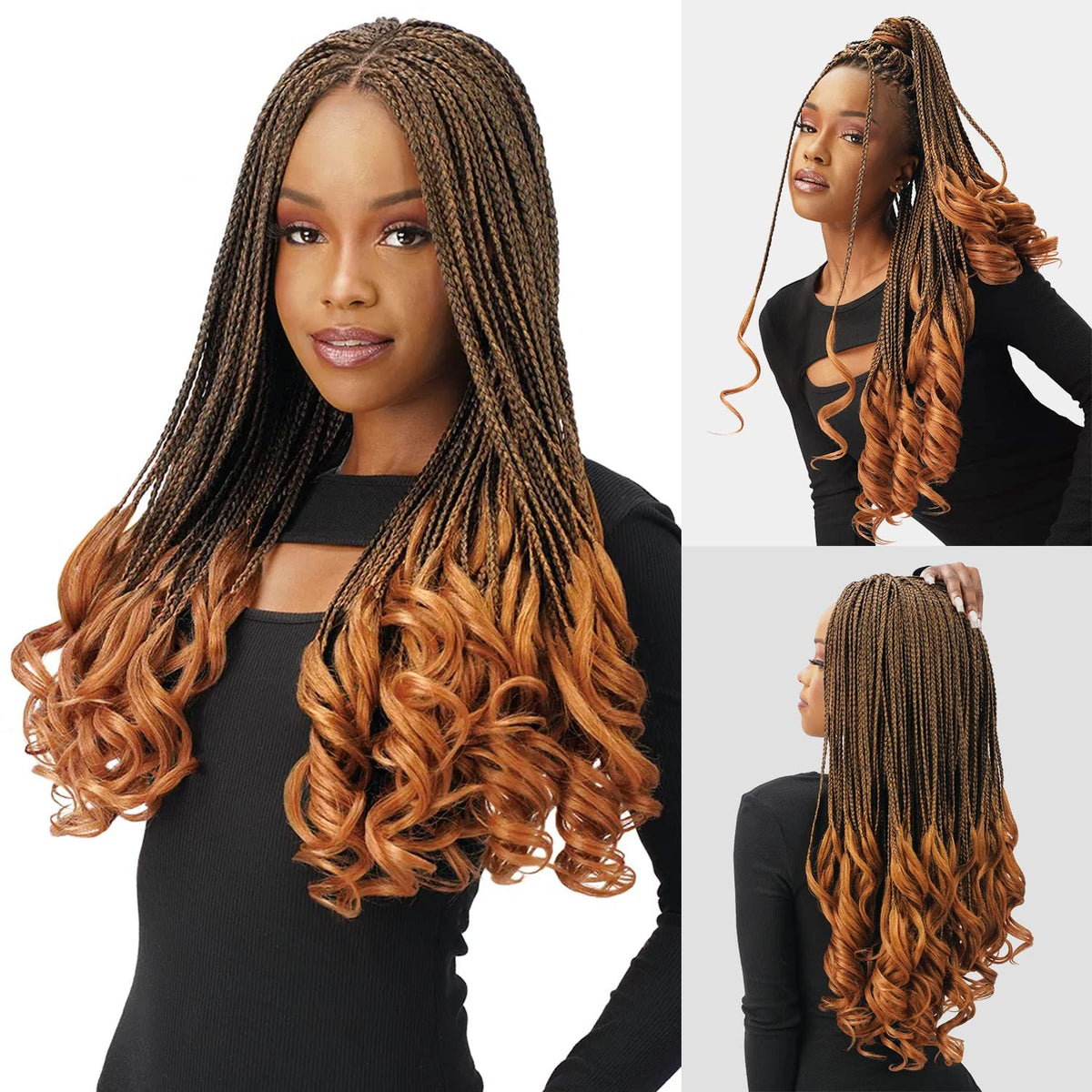 Royal Zury Crochet Braids Hand Made French Curl Braid 6X (Honey Blonde(Royal-ZURY))