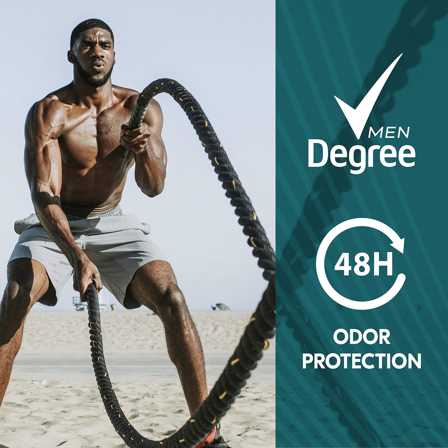 Degree Men Antiperspirant Deodorant Stick 48 Hour Sweat and Odor Protection Cool Rush Men's Deodorant Keeps You Feeling Fresh and Dry, 2.7 Ounce (Pack Beauty and Personal Care Unilever