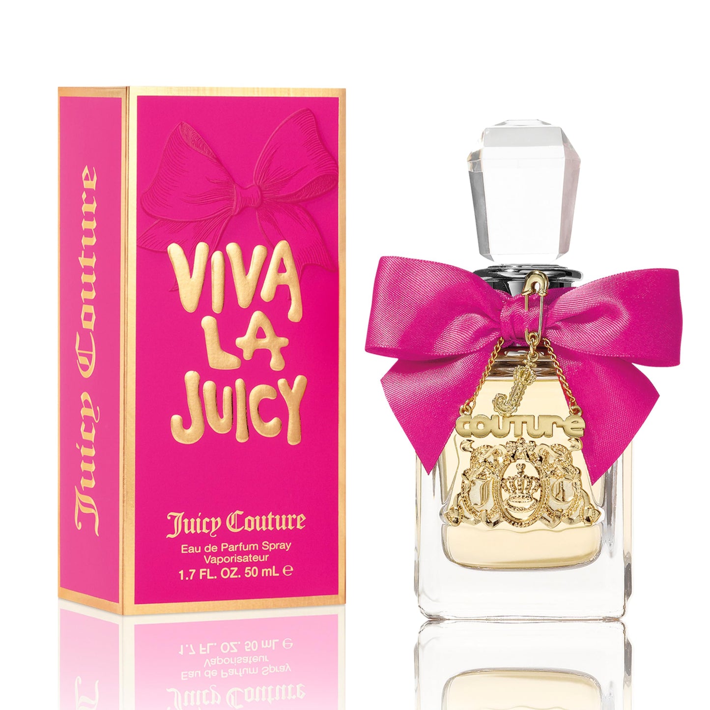 Juicy Couture Viva La Juicy Eau De Parfum, Women's Perfume with Notes of Mandarin, Gardenia & Caramel, Floral & Sweet, EDP Spray, 1.7 fl oz Beauty & Personal Care Juicy Couture
