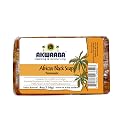 AKWAABA African Black Soap with Turmeric | 4 oz | Cleansing Bar for Face & Body Beauty & Personal Care AKWAABA