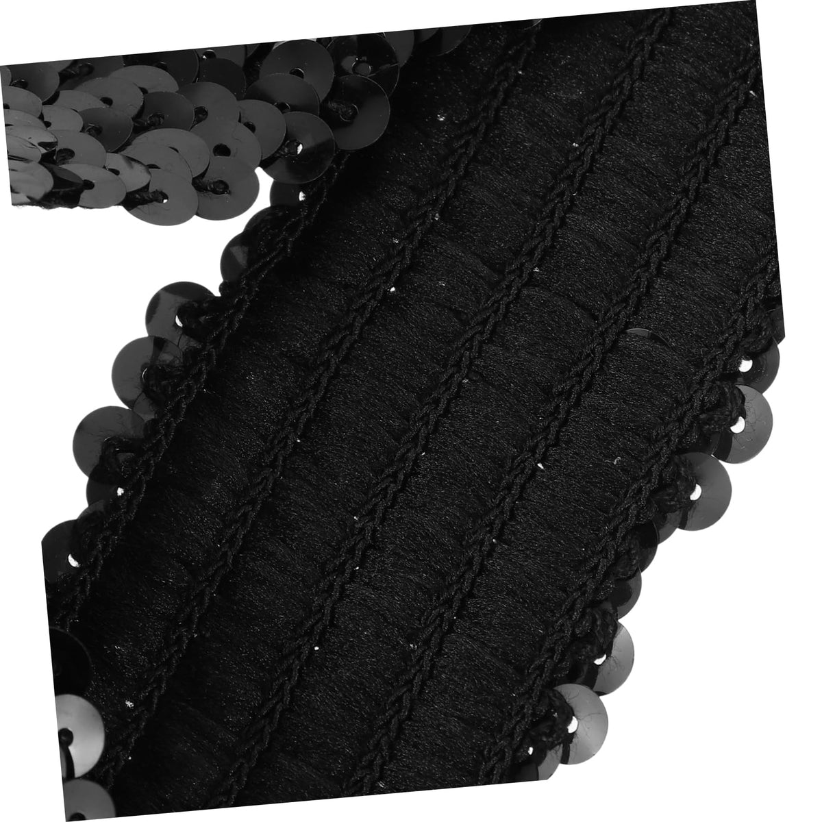 Beaupretty Sequin Headband Elastic Glitter Hairband for Women and Girls Padded Sports Headwear Hair Accessory for Birthday Party Cosplay Halloween