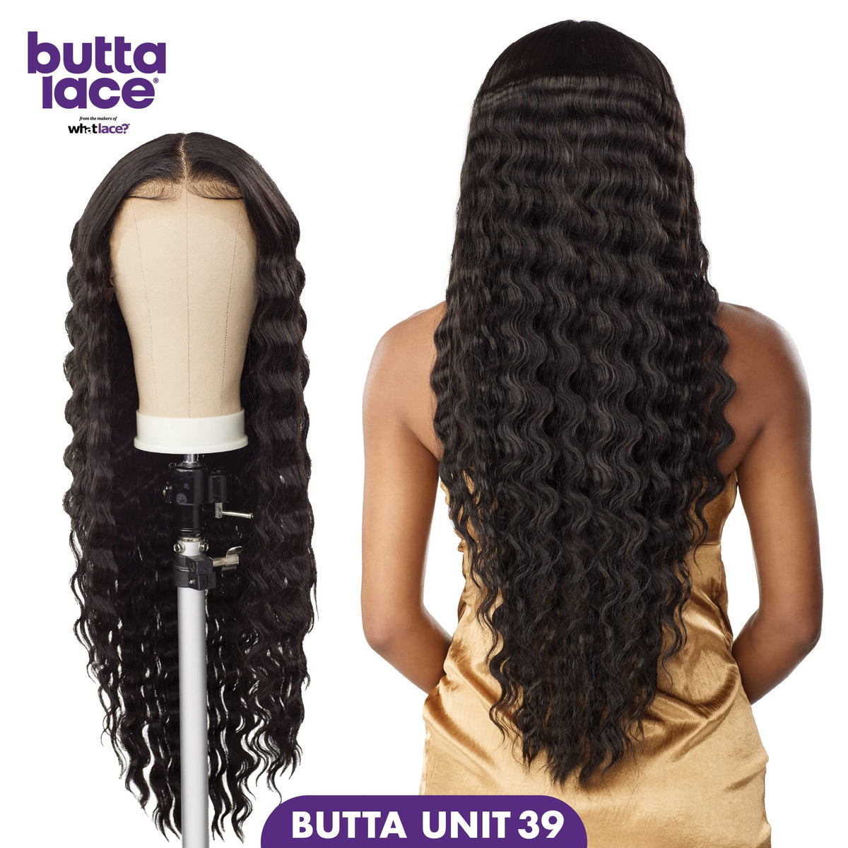 Sensationnel Butta LaceWig-Unit 39, 1B OFFBLACK