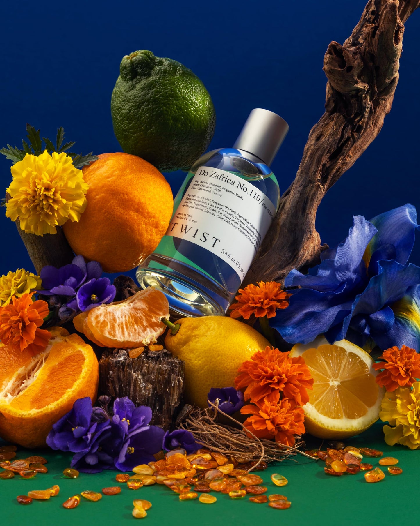 Twist Do Zafrica No. 110 - Eau De Parfum Inspired by Byrdo Bal d'Afrique, Long-Lasting Perfume For Women & Men, Paraben Free, Vegan, Clean Beauty & Personal Care HOUSE OF TWIST