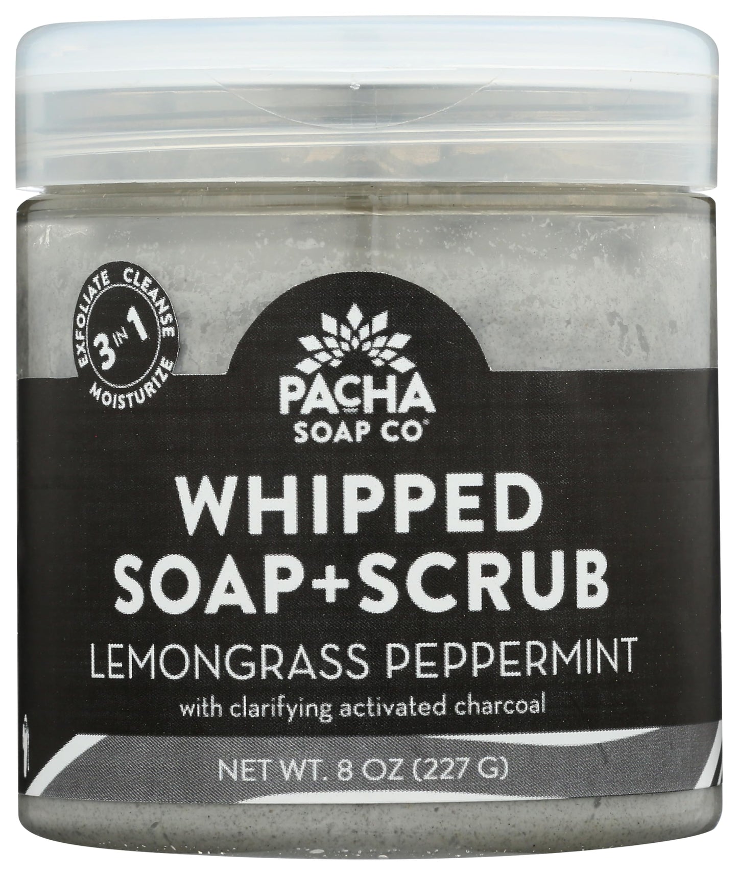 PACHA SOAP Lemongrass Peppermint Whipped Soap Scrub, 8 OZ Beauty & Personal Care Pacha Soap Co