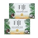 Coco Fiji Soap Bar for Face and Body Infused With Organic Coconut Oil, Grapefruit, Essential Oil, Natural Soap for Moisturizing & Pore Purifying Skin Beauty & Personal Care Organic Fiji