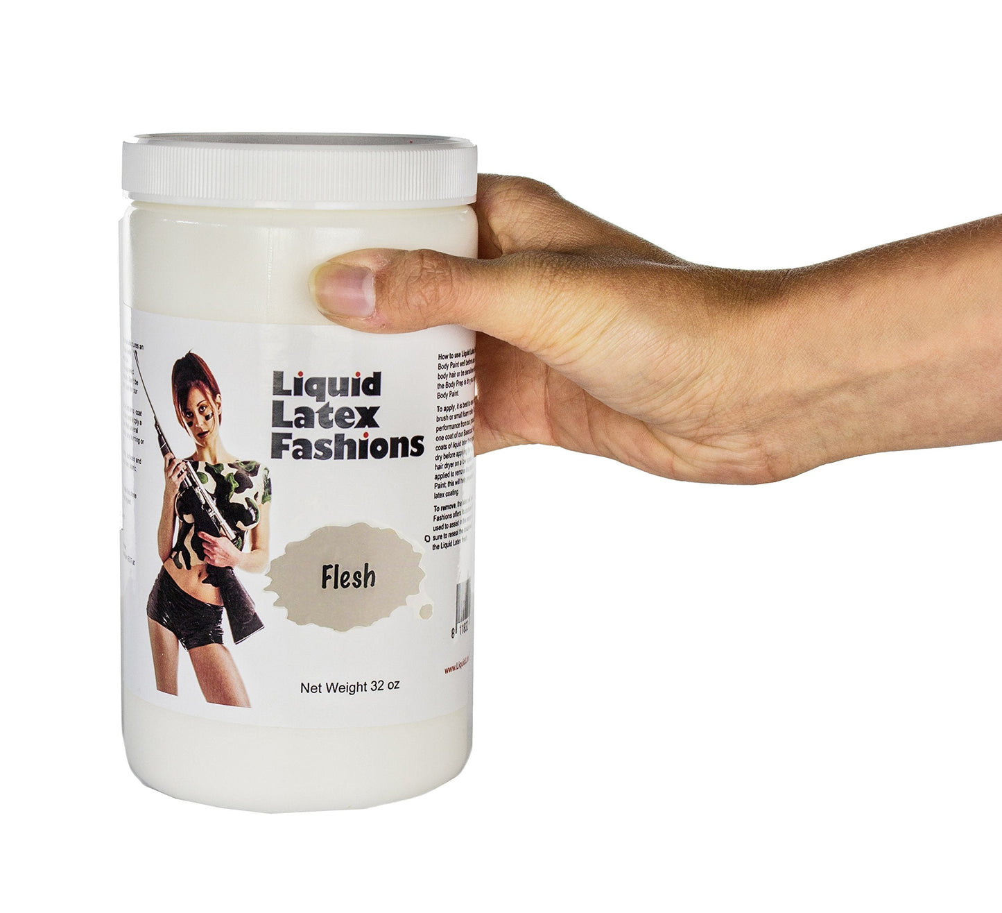 Flesh 32 Fl Oz - Liquid Latex Face and Body Paint, Ammonia Free No Odor, Arts and Crafts Paint for Halloween Zombie Cosplay Beauty & Personal Care Liquid Latex Fashions